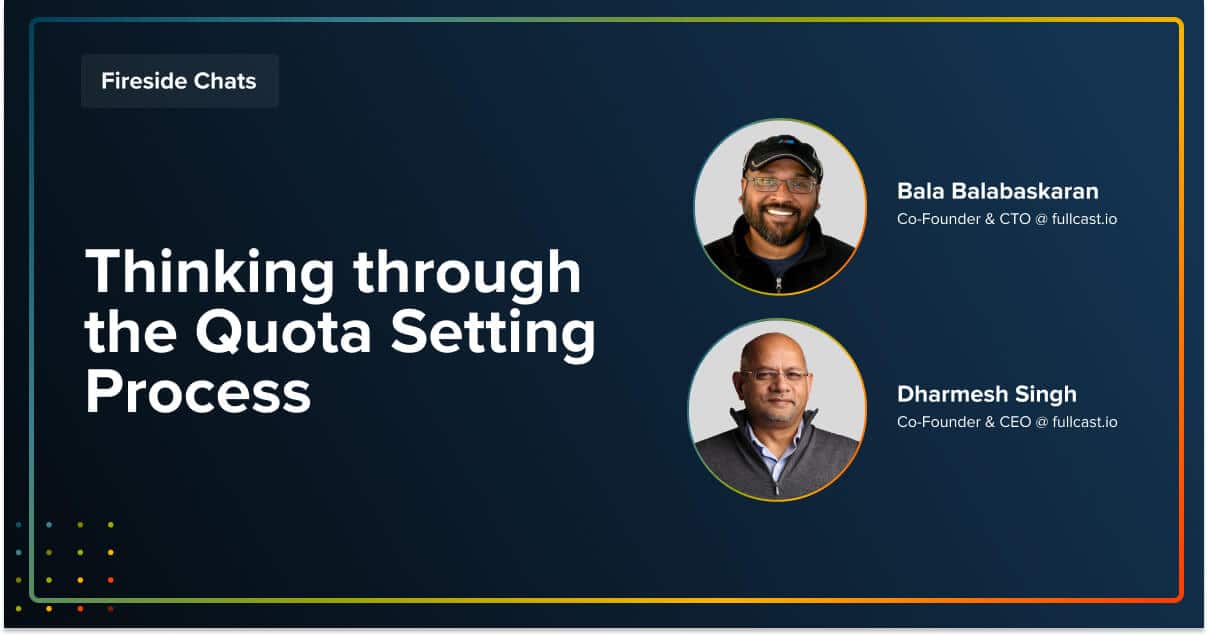 Thinking through the Quota Setting Process Bala Balabaskaran and Dharmesh Singh