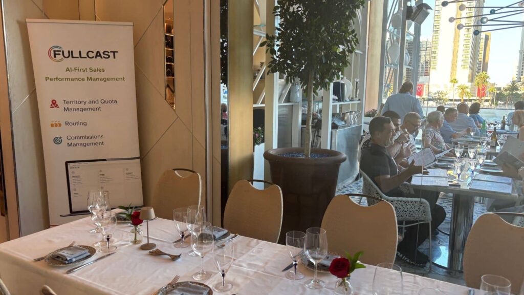 Revenue Leadership Dinner at Lago in Las Vegas