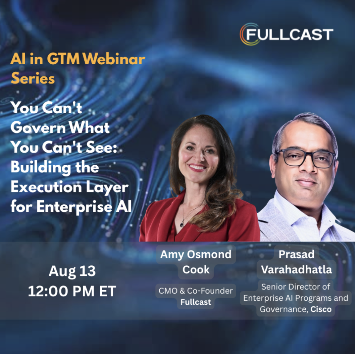 Prasad Varahabhatla and Amy Cook Prasad Varahabhatla and Amy Cook AI Webinar